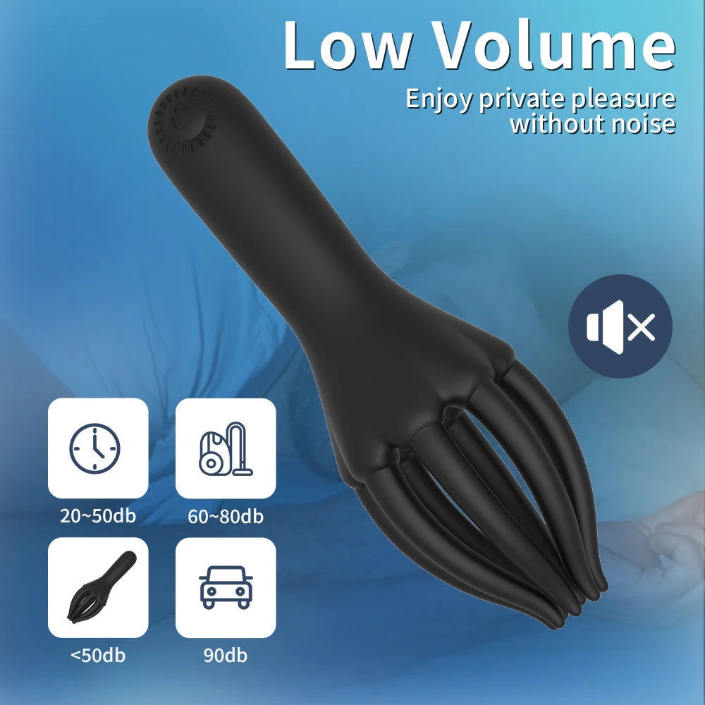 Glans Trainer for Men Powerful Vibrating Penis G Spot Masturbator Soft Fingertip Prolong Endurance Massage Vibrator Erotic Toys luvshop24