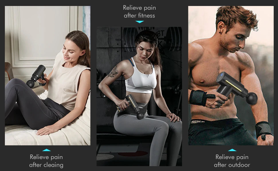 SEJOY Deep Tissue Muscle Vibrator Massager Gun Handheld Massage Gun Fascia Gun for Pain Relief luvshop24