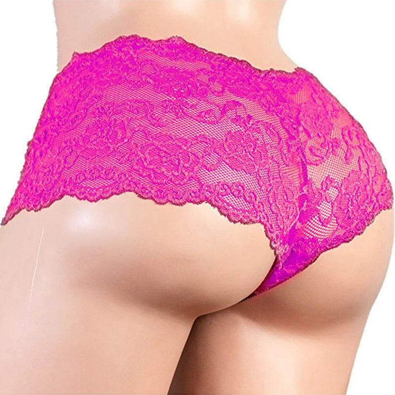 Men's Underwear Sexy Lingerie Sexy Panties Plus Siz Lace Sissy Male Breathable Jockstrap Briefs G-String Thongs Porno Underpants luvshop24