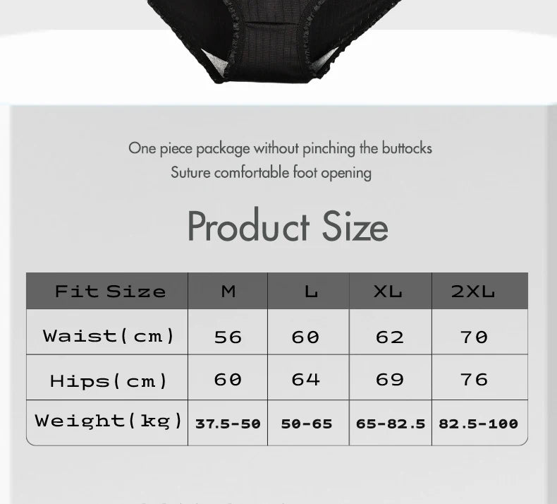 8pcs/lot Women Panties Milk Silk Girls Plus Size Underwear High Waist Briefs Breathable Solid Color Female Lingerie 38-100KG luvshop24