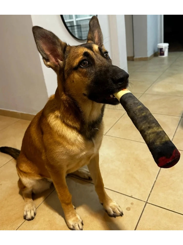 Interactive Dog Joint Sound Puppy Toys Cigar For Small Resistant Squeak Dogs Indestructible Dog Plush Chewing Toy Pet Bite Toys luvshop24