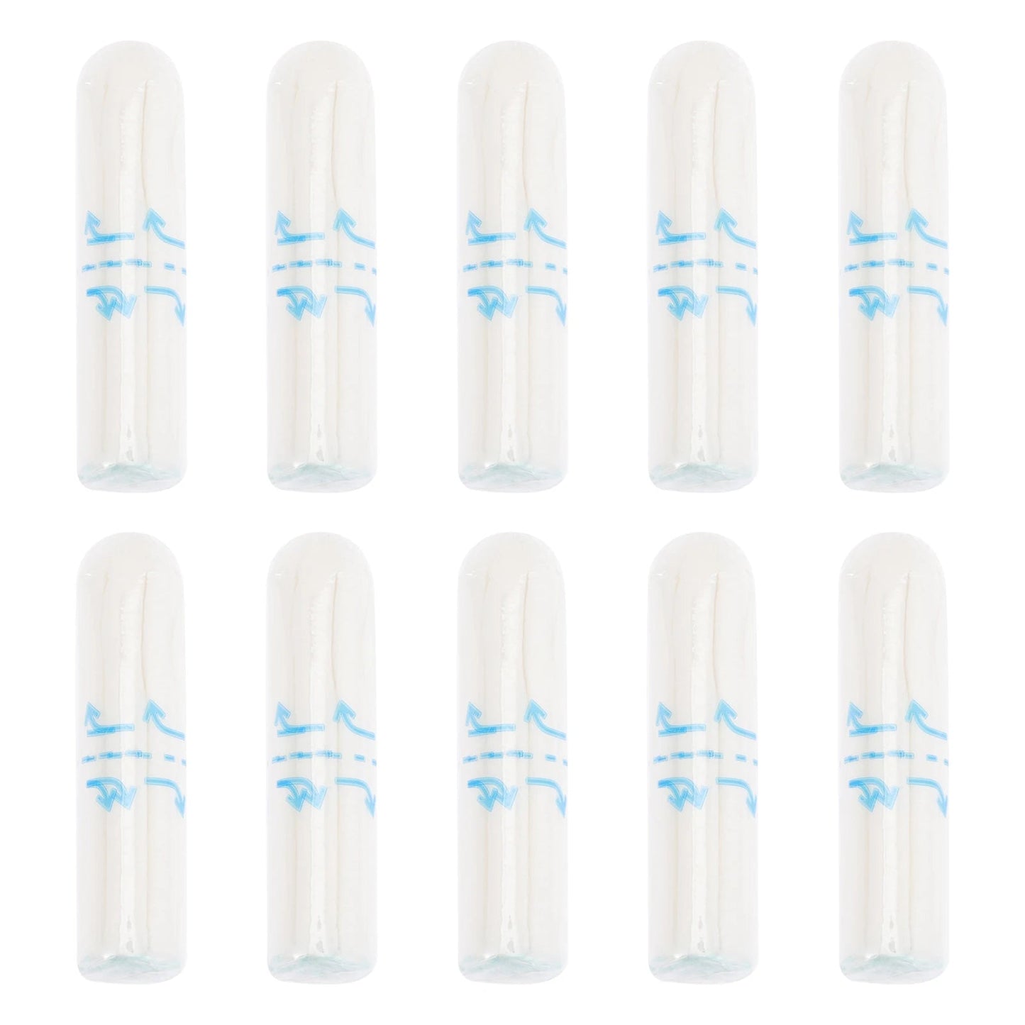 50pcs Sanitary Tampon Pure Cotton Women Supplies Menstrual Finger Push-in Easy Travel Premium Safe Female Hygiene Care luvshop24