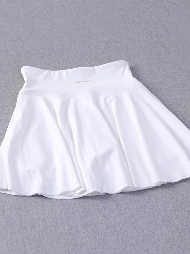 Yoga Wear Athletic Skorts Running Workout Sports Skirts High Waisted Pleated Tennis Skirt for Women luvshop24