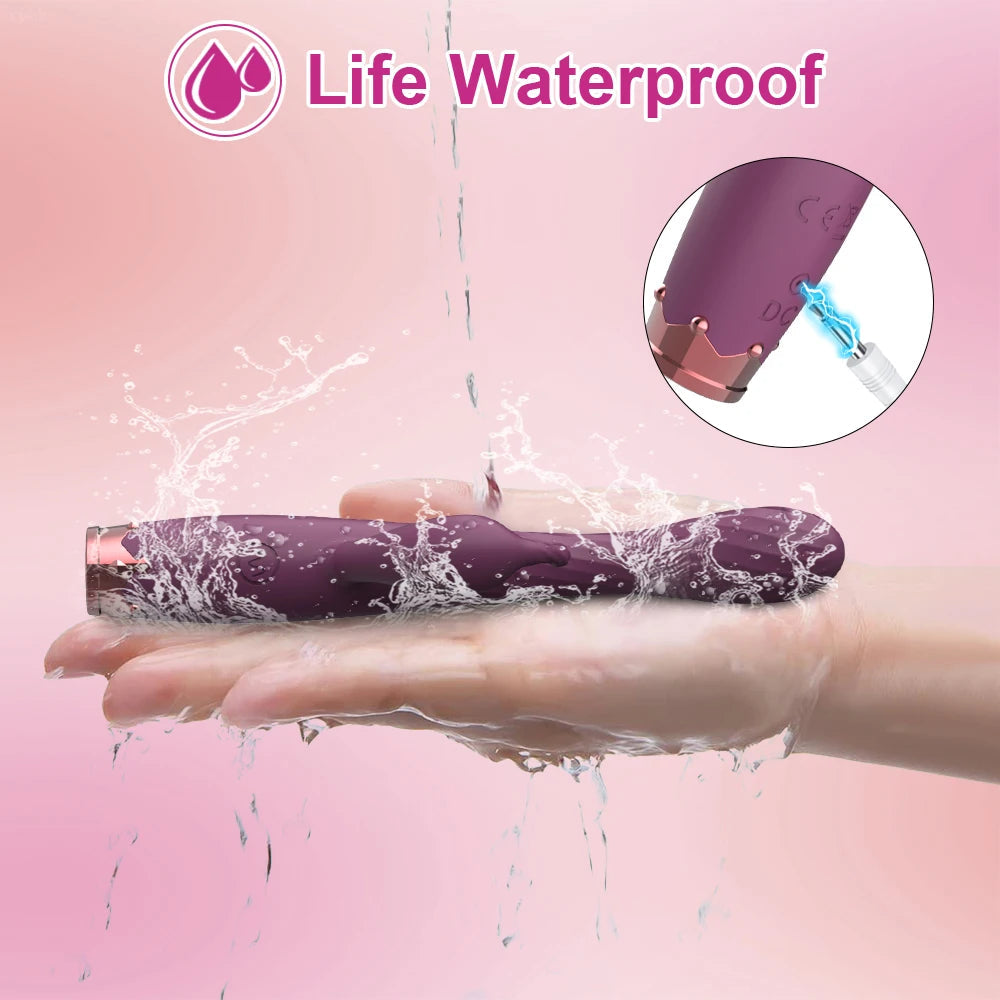 Beginner G-Spot Vibrator for Women Vagina Rabbit Vibrator Clitoris Stimulator Female Masturbator Adult Goods Sex Toy for Women luvshop24