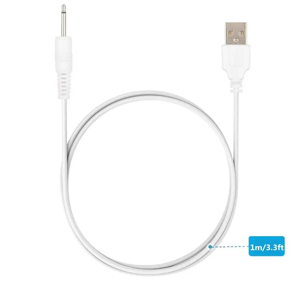USB DC 2.5 Vibrator Charger Cable Cord for Rechargeable Adult Toys Vibrators Massagers Accessories Universal USB Power Supply luvshop24