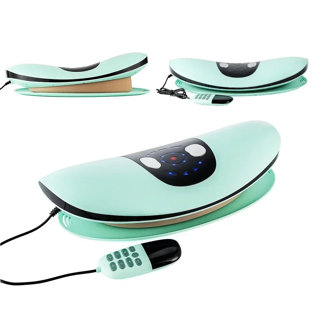 Electric Lumbar Traction Massager Adjustable Vibration Waist Massager Wa ist Spine Support Back Massage Machine Waist masajeador luvshop24