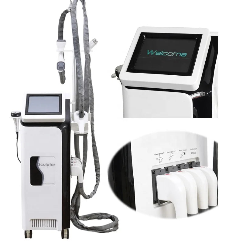 4 in 1 Vacuum Ultrasonic Cavitation 40HKZ Vela Body SHAPE Cellulite Reduction Infrared Light 940NM Face Body Slimming Machine luvshop24