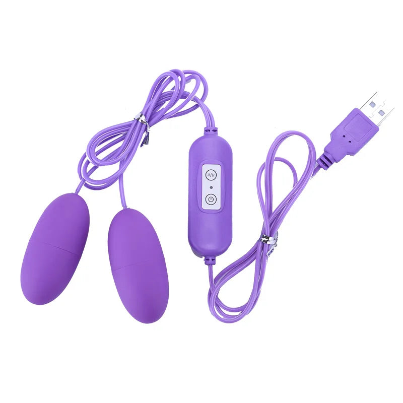 12 Speed Bullet Vibrator For Women USB Vibrating Egg Erotic Dildo Double Vibrators Adult Sex Toys luvshop24