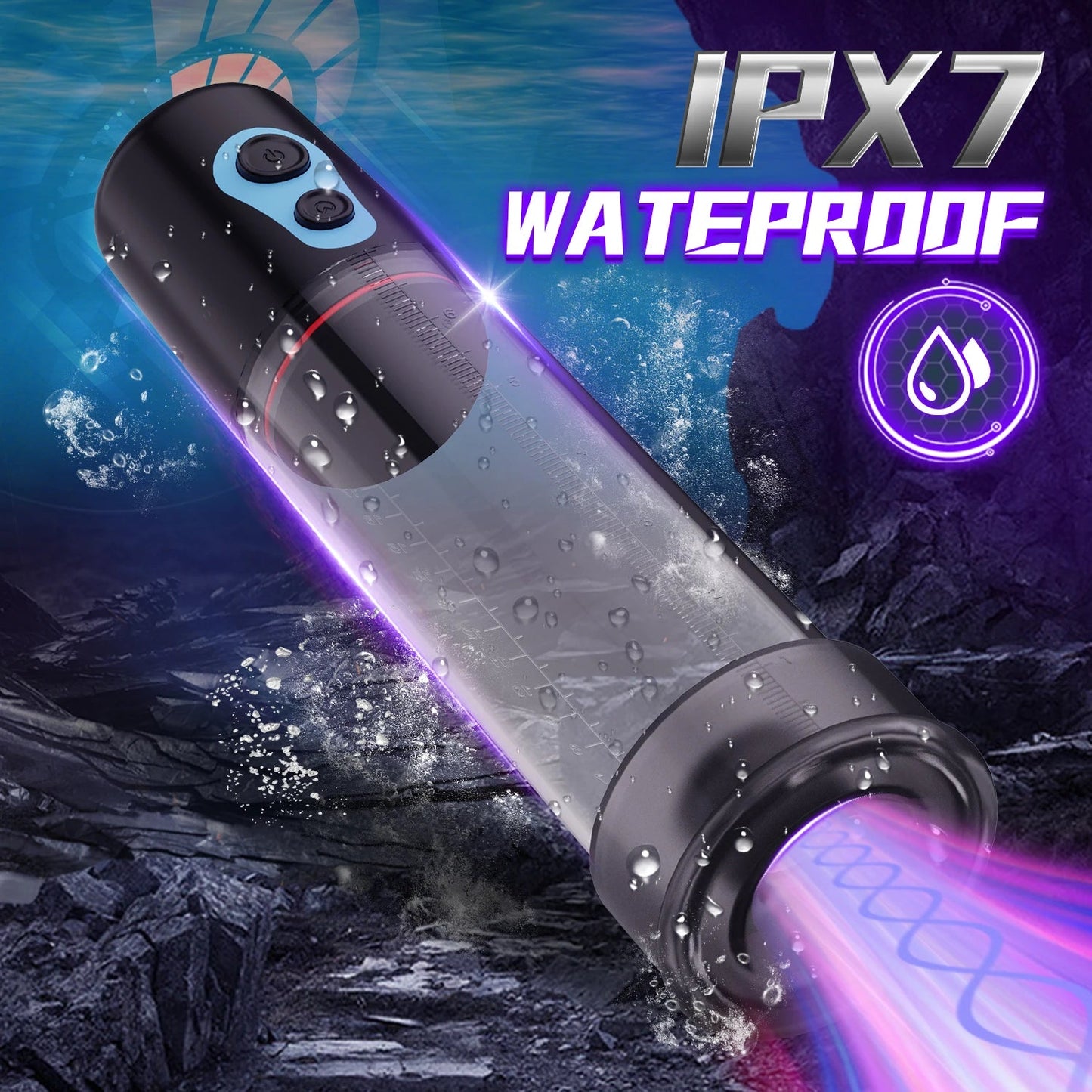 2 in 1 Electric Male Masturbator Penis Pump Automatic Male Masturbator Penis Enlargement Dick Pump Sexual Performance Erection luvshop24