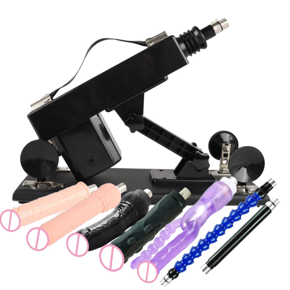 Automatic Powerful Sex Love Machines Thrusting Dildo Masturbating Pumping Vibrator Female Suction Cup Masturbation Sex Machine luvshop24