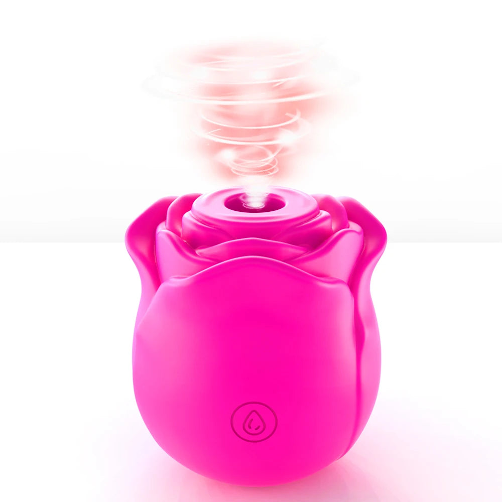 Rose Shape Vagina Sucking Vibrator Nipple Massager Clitoral Vacuum Stimulator Vibrating Female Masturbator Sex Toys for Adults luvshop24