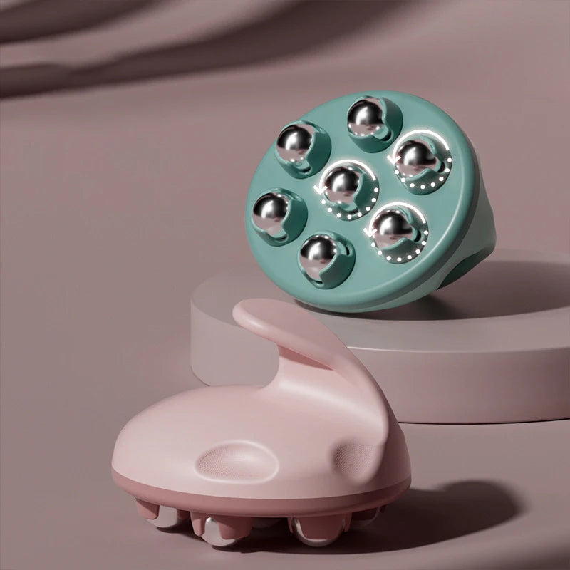 Multifunctional Roller Massage Tools 7-Bead Handheld Ball Massager Magnetic Bead Steel Ball Full Body Muscles Relax Portable luvshop24