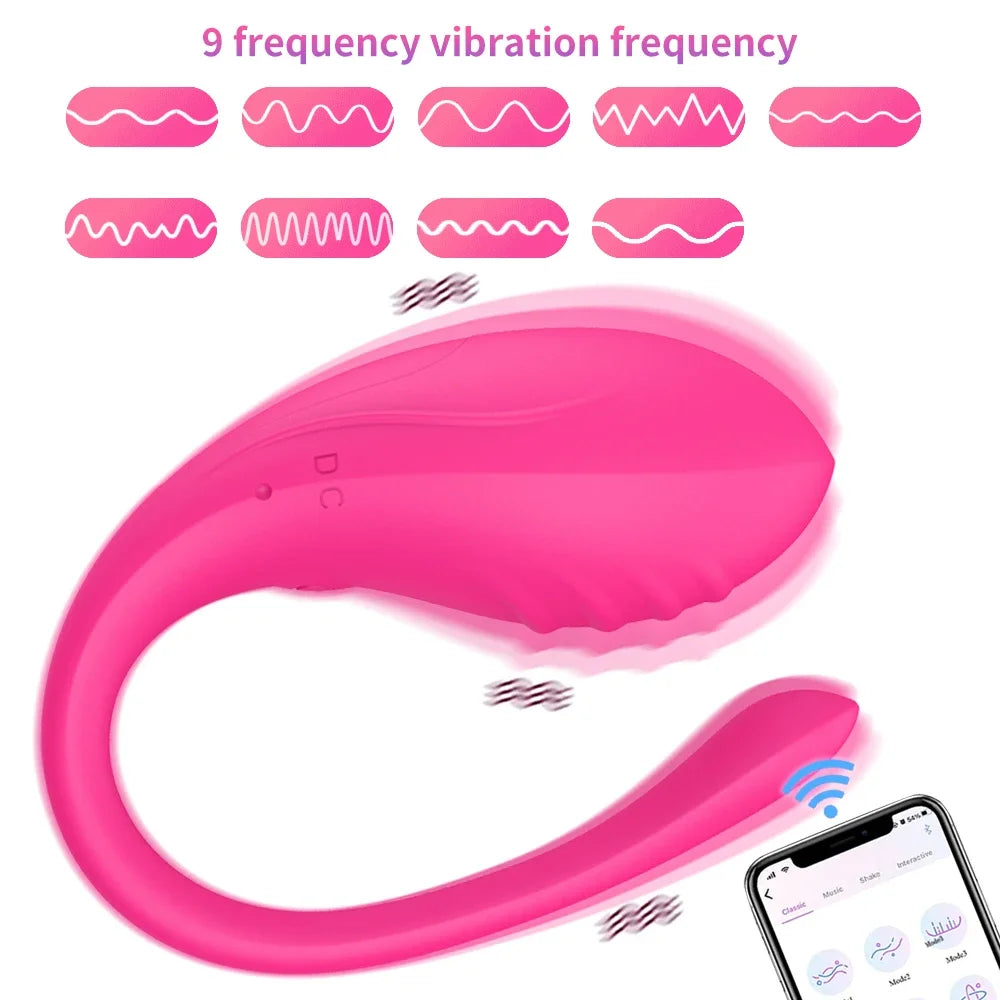 Wireless Bluetooth Women Control App Vibrating Egg G-spot Clitoris Vagina Mastubator Panties Fidget Vibrator Sex Toys for Couple luvshop24