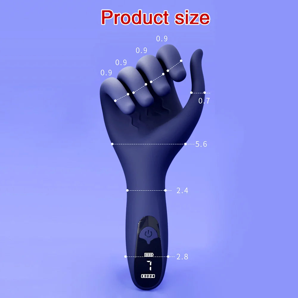 Glans Trainer for Men Powerful Vibrating Penis G Spot Masturbator Soft Fingertip Prolong Endurance Massage Vibrator Erotic Toys luvshop24