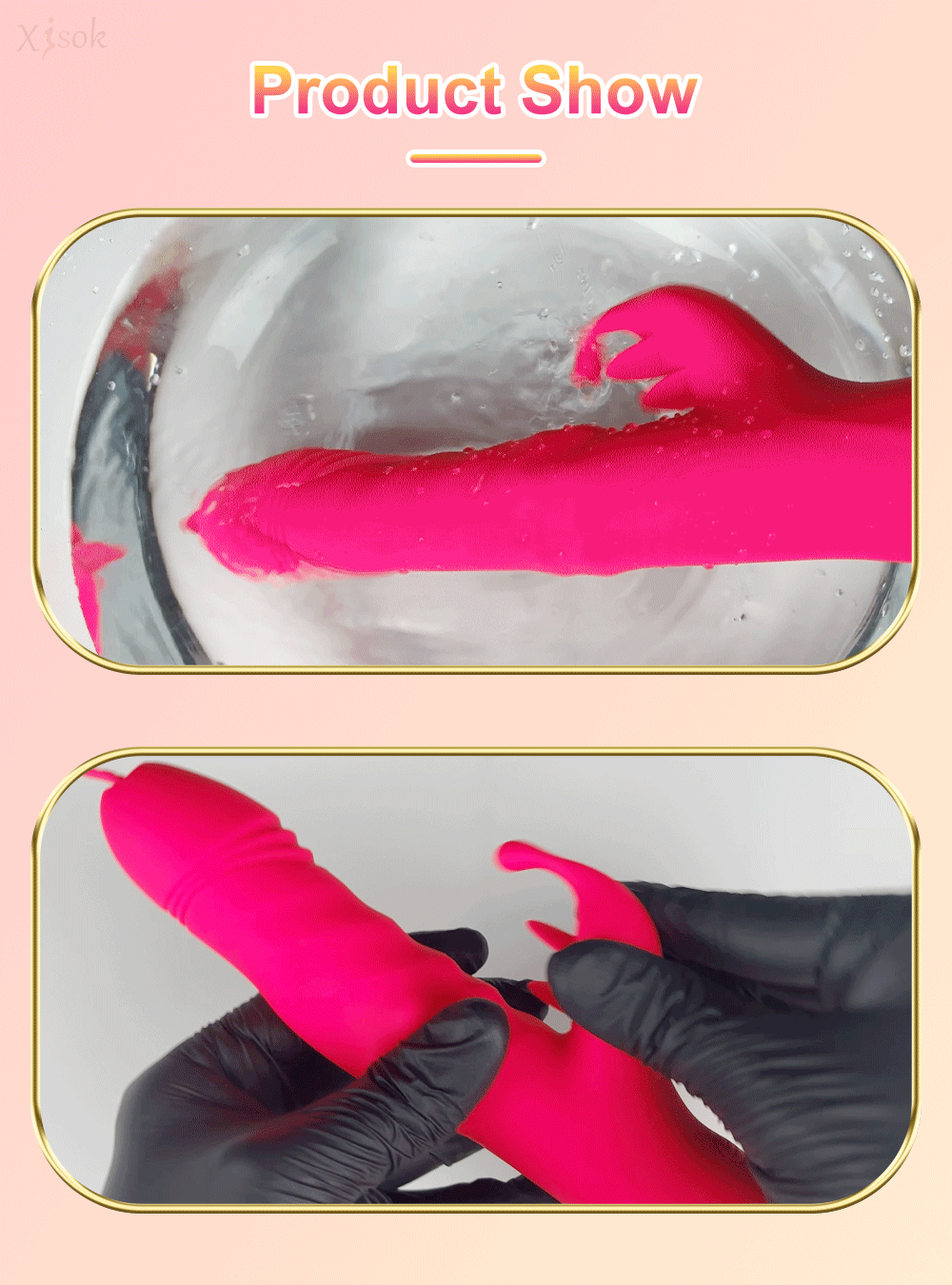 Rabbit Vibrator For Women Powerful G Spot Telescopic Rotating Clitoris Vagina Stimulator Female Masturbator For Adult Sexy Toys luvshop24