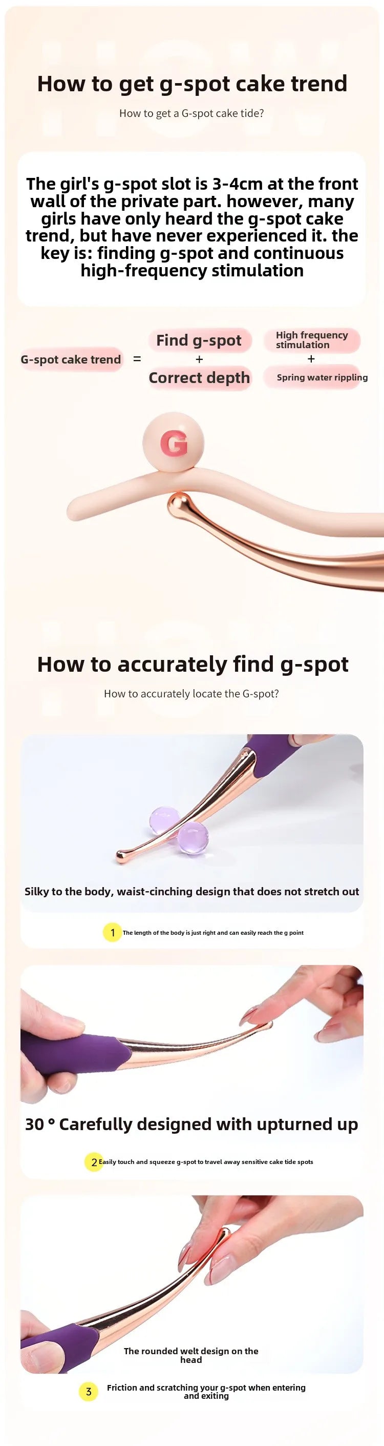 G-point Vibrator Used for Female Stimulate The Clitoris Vibrator Multi Frequency Ultrasonic Vibration Masturbation Female luvshop24