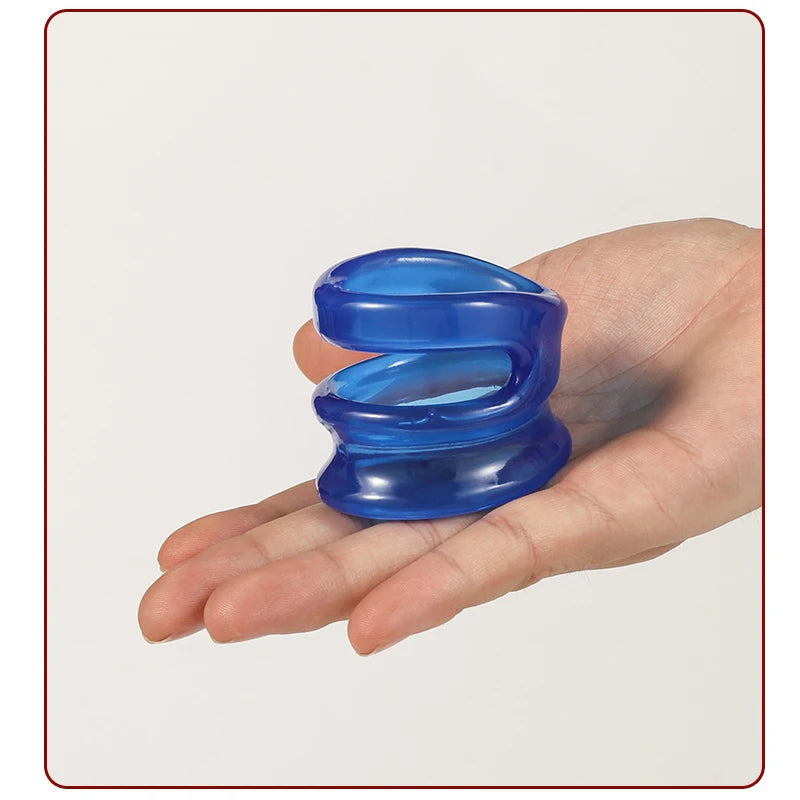 Cock Penis Ring Reusable Delay Ejaculation Stronger Erection Sex Toys Adult Supplies Linen Nozzle Ring Cock Sex Toys For Men luvshop24