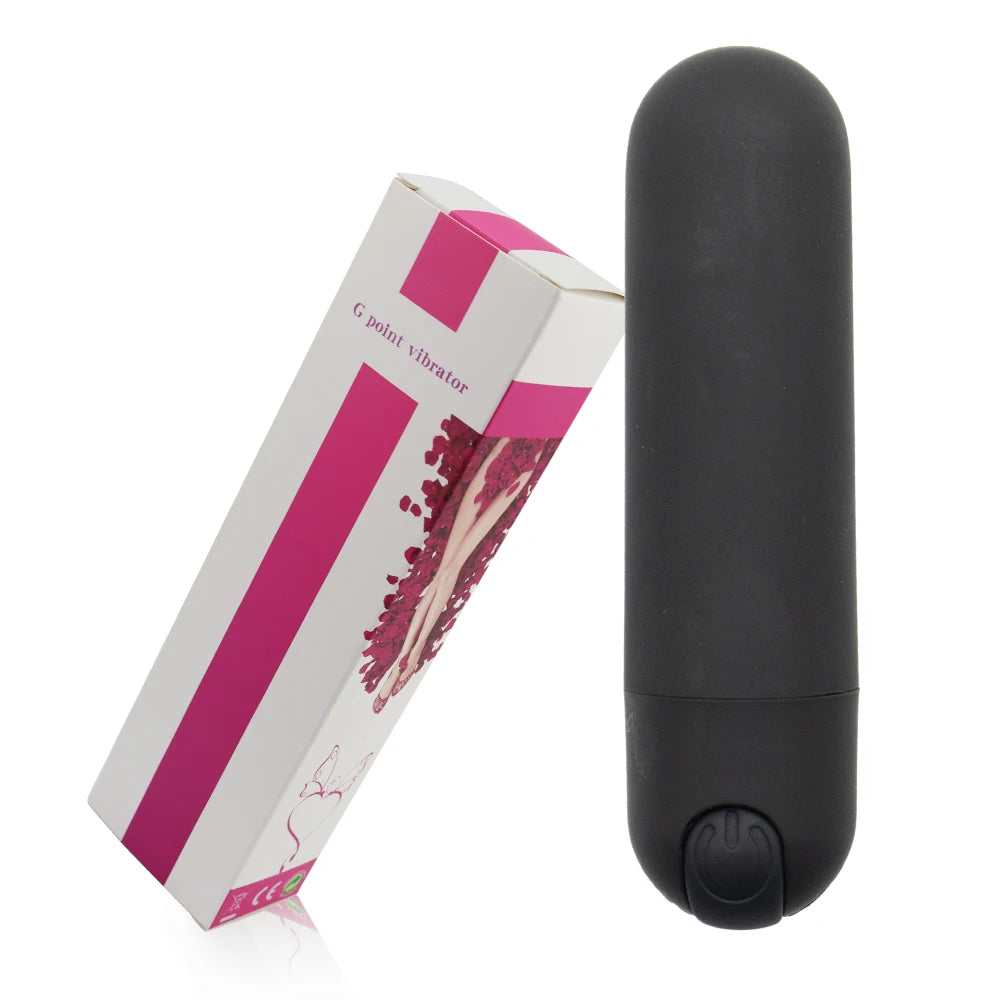 Bullet Vibrator Clitoris and G-Spot Stimulator Nipple Vibrate Massager Vibrating Wand Orgasm Vagina Dildo 10 Speeds for Travel luvshop24
