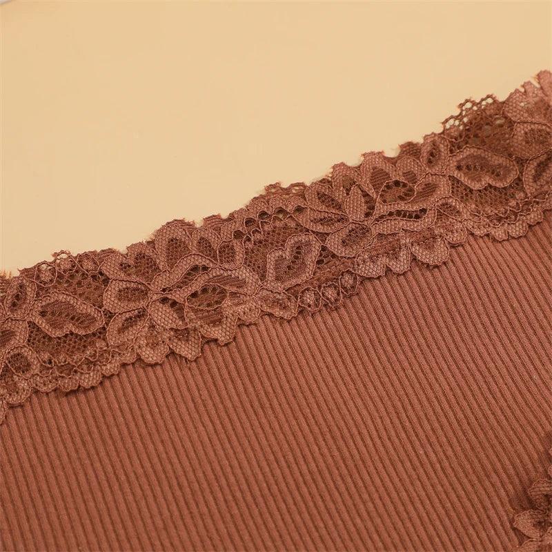 5Pcs/set Women Cotton Panties Floral Lace Intimate Underwear Trendy Patchwork Lace Briefs Female Soft Underpants Lingerie S-XL luvshop24