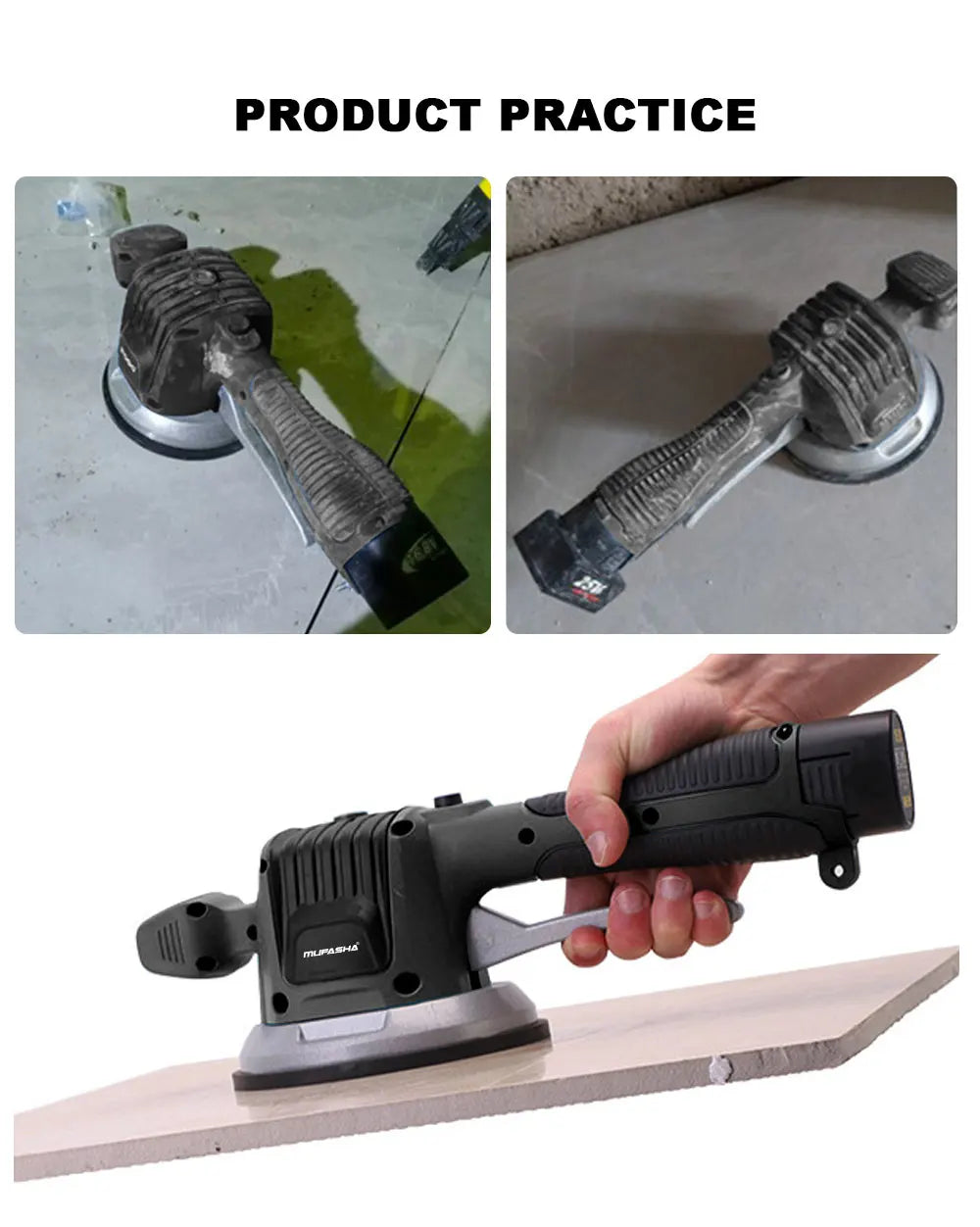 16.8V Tile Wibration Machine Wall Floor Automatic Tiles Leveling Tool Ceramic Tile Suction Cup Vibration Vibrator luvshop24