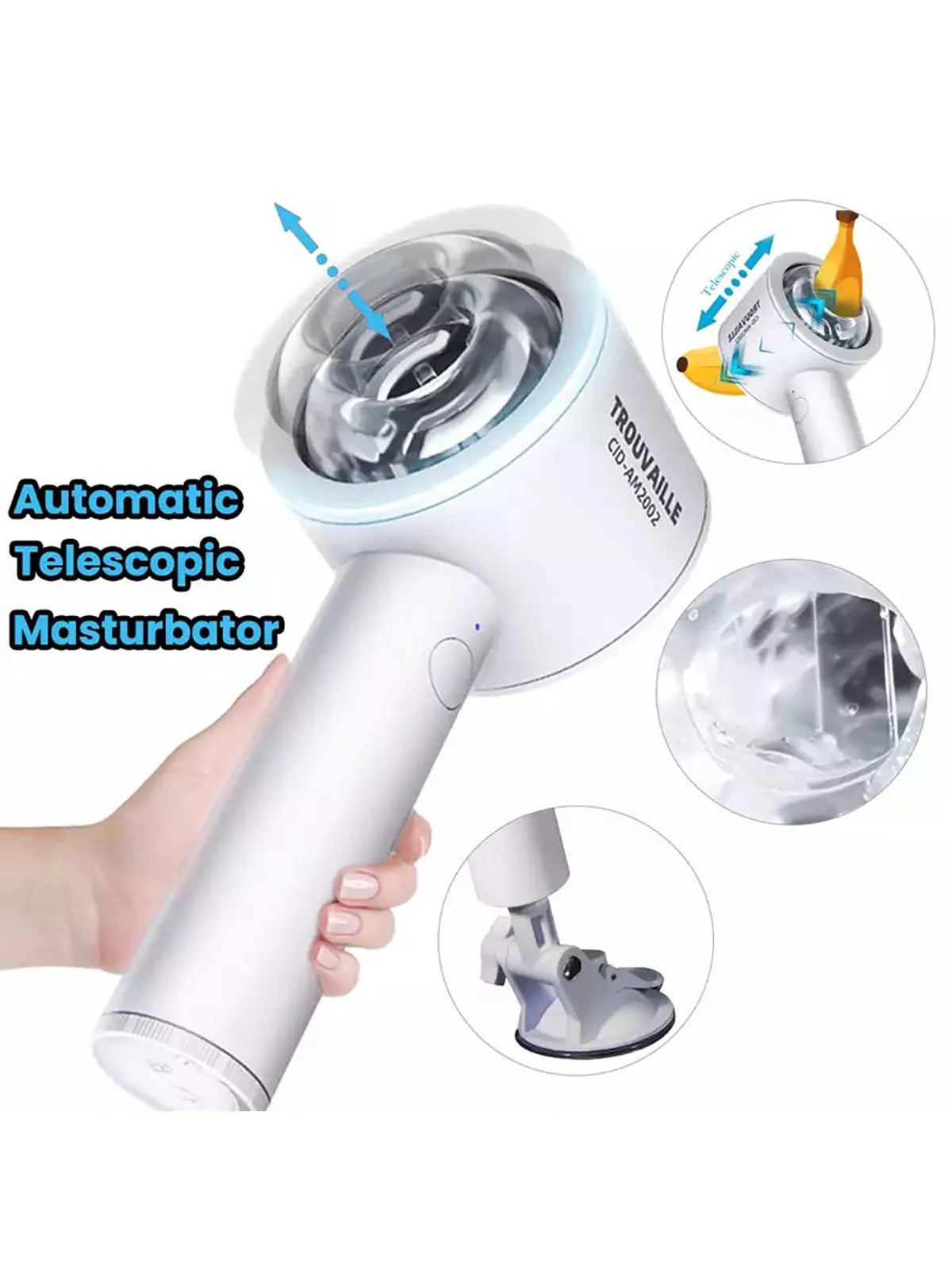Automatic Masturbator Vibrating Male Exercise Aircraft Cup Silicone Glans Penis Trainer Penis Pump Adult Sex Toys luvshop24