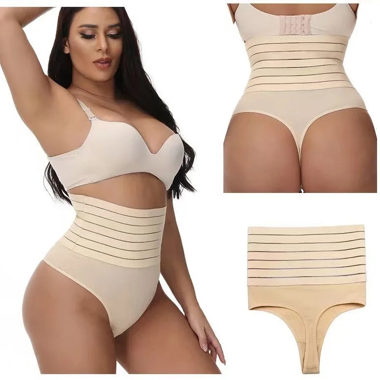 1pcs Women High Waist Shaping Brief Lady Thong Body Shaper Slimming Underwear Butt Lifter Control Pantie Sexy Shapewear Panty luvshop24