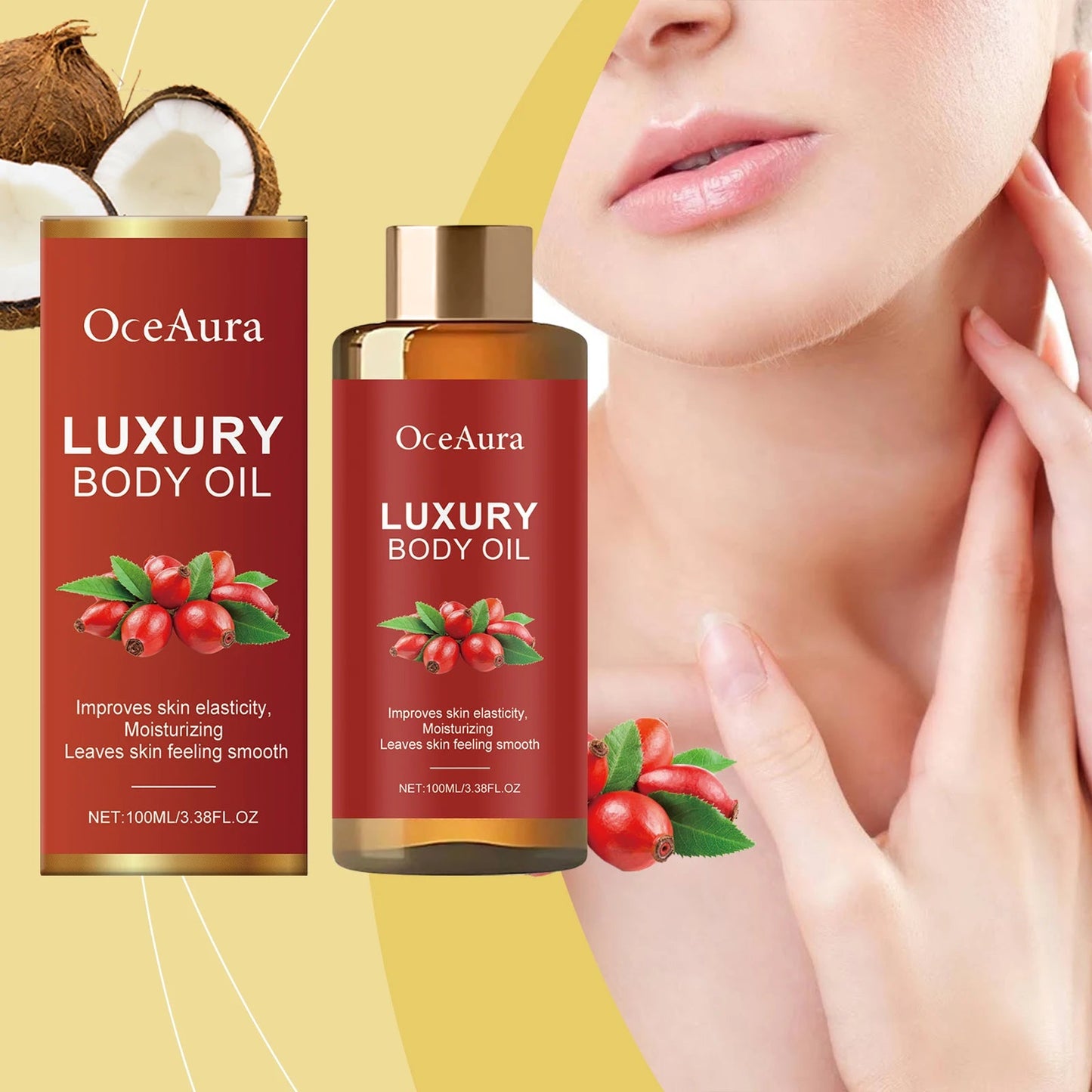 Relaxing Body Massage Oil Long Lasting Moisturizing Dry Skin Care Essence Improve Rough Reduce Pigmentation Skin Brightening Oil luvshop24