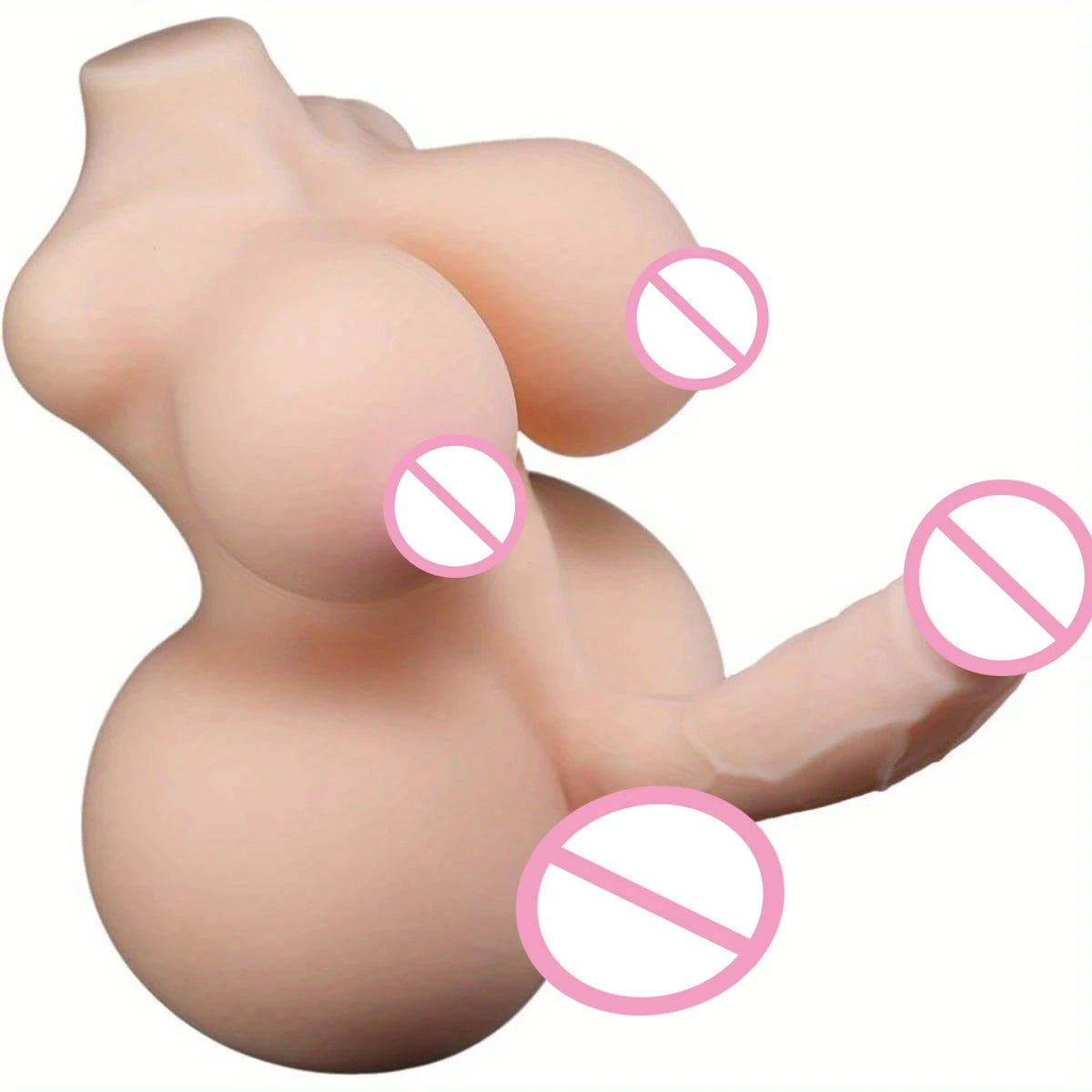 Fake Penis Sex Toy Bisexual Pocket Vagina 2-in-1 Male Toy With Realistic Flexible Penis Torso Adult Masturbation Porn Love Toy luvshop24