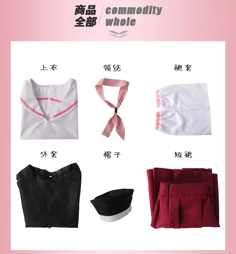 Blue Archive Cosplay Costume - School-style JK-inspired Set, for Game Role - Playing, Cosplay, Anime-themed, Ideal for Halloween luvshop24