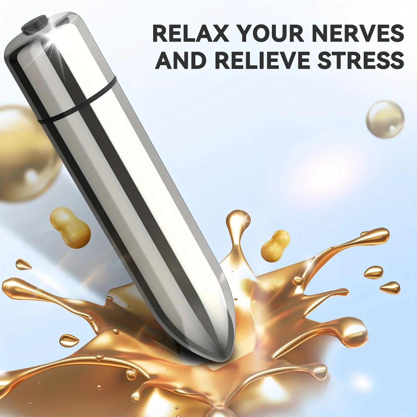 1pc Mini Vibrating Massager Facial And Eye Massage Treatment Promotes Lotion Absorption Portable For Home And Travel Beauty Tool luvshop24