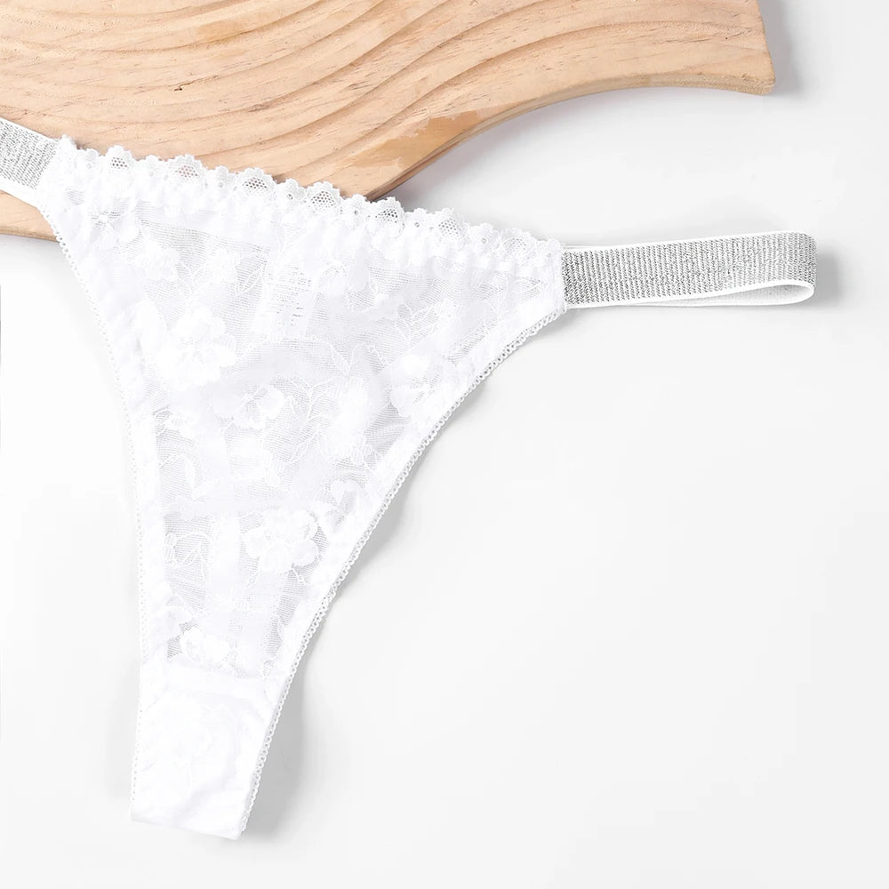 Womens Sexy Lingerie Lace Thongs Breathable Comfortable Stretch Elegant Plus Size Underwear Panties Briefs luvshop24