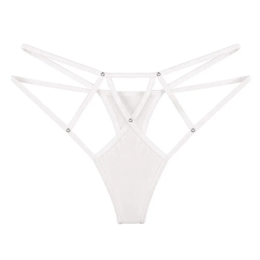 Women Lace Panties Thongs Pearl Pendant Lace Embroidery G-String T-Back Briefs Underwear Adjustable Ladies Panties Sexy Lingerie luvshop24