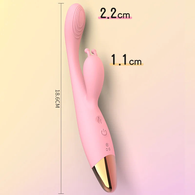 Rabbit Vibrator for Women Powerful vibrating AV Magic Wand G Spot Clitoris Stimulator Vagina Nipple Massage Dildo Masturbator luvshop24