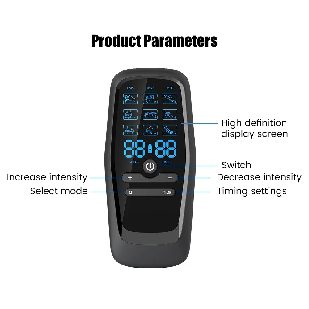 Physiotherapy Tens Muscle Stimulator Electric Ems Acupuncture Body Massage Digital Therapy Slimming Machine Electro Stimulator luvshop24