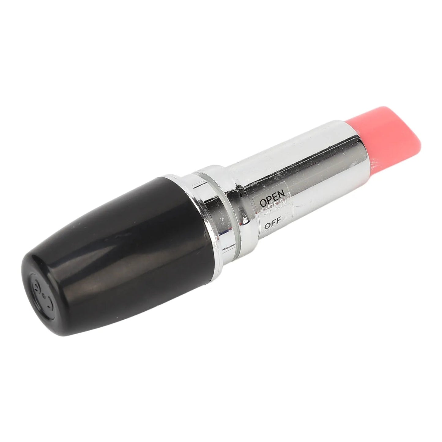Lipstick Massager Portable Black Lipstick Shape Vibration Face Massage Wand for Facial Eye Portable Lipstick Massager luvshop24