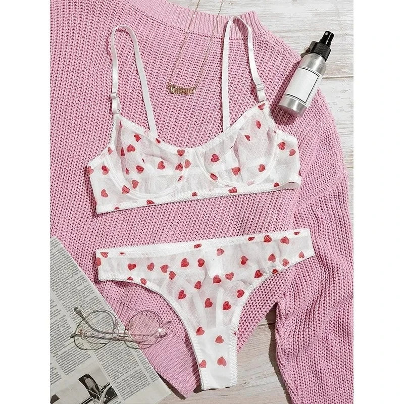 Female Lingerie Sexy Lingerie for Women Body Shorts Push-up Bra Fancy Woman Underwear Transparent Intimate Lingerie Set luvshop24