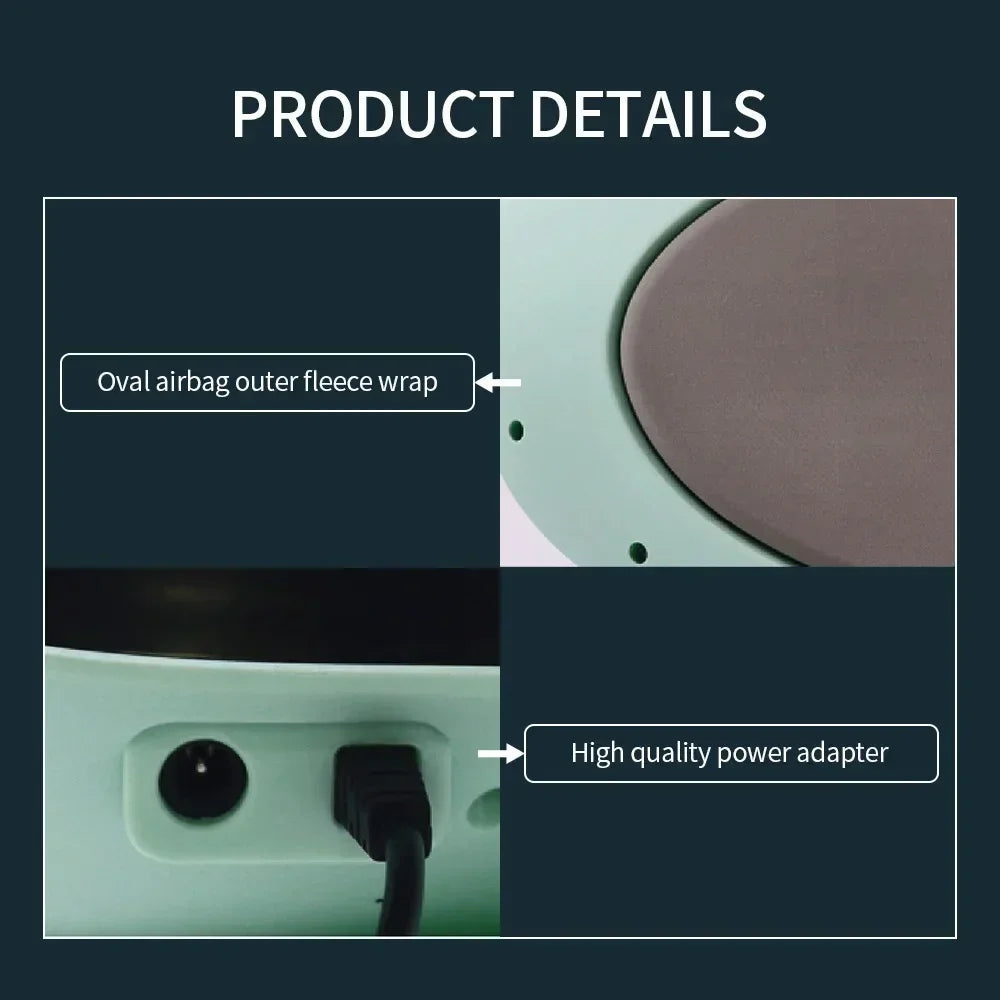 Electric Lumbar Traction Massager Adjustable Vibration Waist Massager Wa ist Spine Support Back Massage Machine Waist masajeador luvshop24