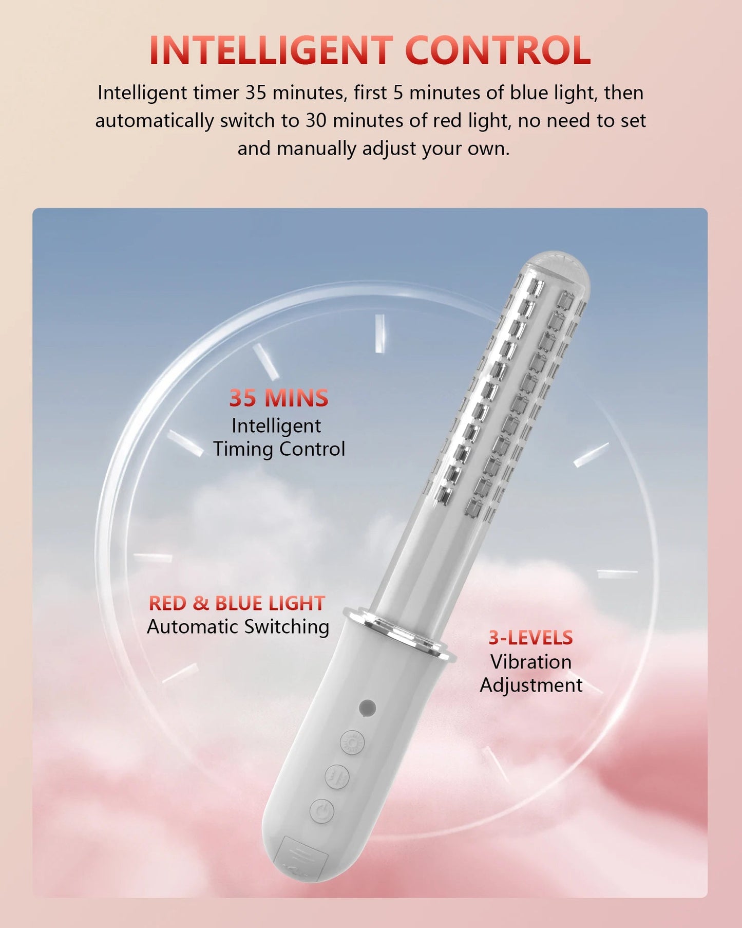 KTS Vaginal Vibrator Wireless Vaginal Massager Red Light Therapy Device for Vaginitis Female Sex Wand Vaginal Tightening Device luvshop24