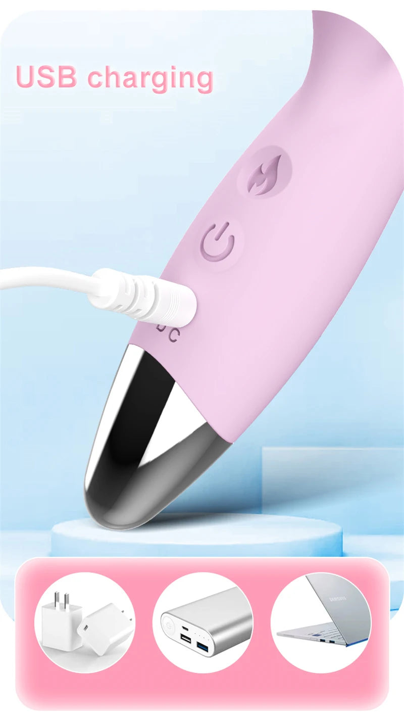 Rabbit Vibrator for Women Powerful vibrating AV Magic Wand G Spot Clitoris Stimulator Vagina Nipple Massage Dildo Masturbator luvshop24