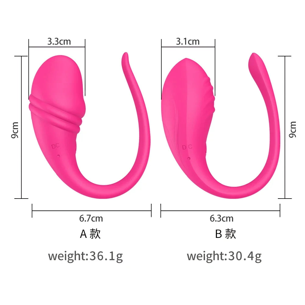 Wireless Bluetooth Women Control App Vibrating Egg G-spot Clitoris Vagina Mastubator Panties Fidget Vibrator Sex Toys for Couple luvshop24