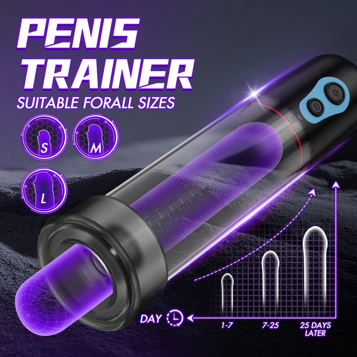 2 in 1 Electric Male Masturbator Penis Pump Automatic Male Masturbator Penis Enlargement Dick Pump Sexual Performance Erection luvshop24