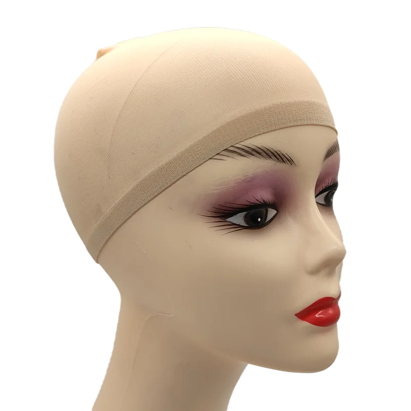 2pcs/Bag Top Stocking Wig Cap Hair Net For Weave Hair Wig Nets Black Brown Stretch Mesh Wig Cap For Making Wigs luvshop24