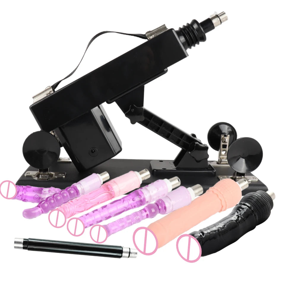 Automatic Powerful Sex Love Machines Thrusting Dildo Masturbating Pumping Vibrator Female Suction Cup Masturbation Sex Machine luvshop24