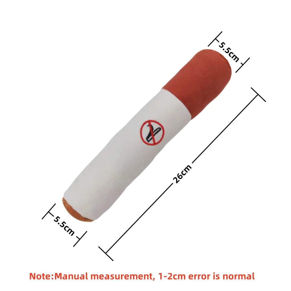 Interactive Dog Joint Sound Puppy Toys Cigar For Small Resistant Squeak Dogs Indestructible Dog Plush Chewing Toy Pet Bite Toys luvshop24