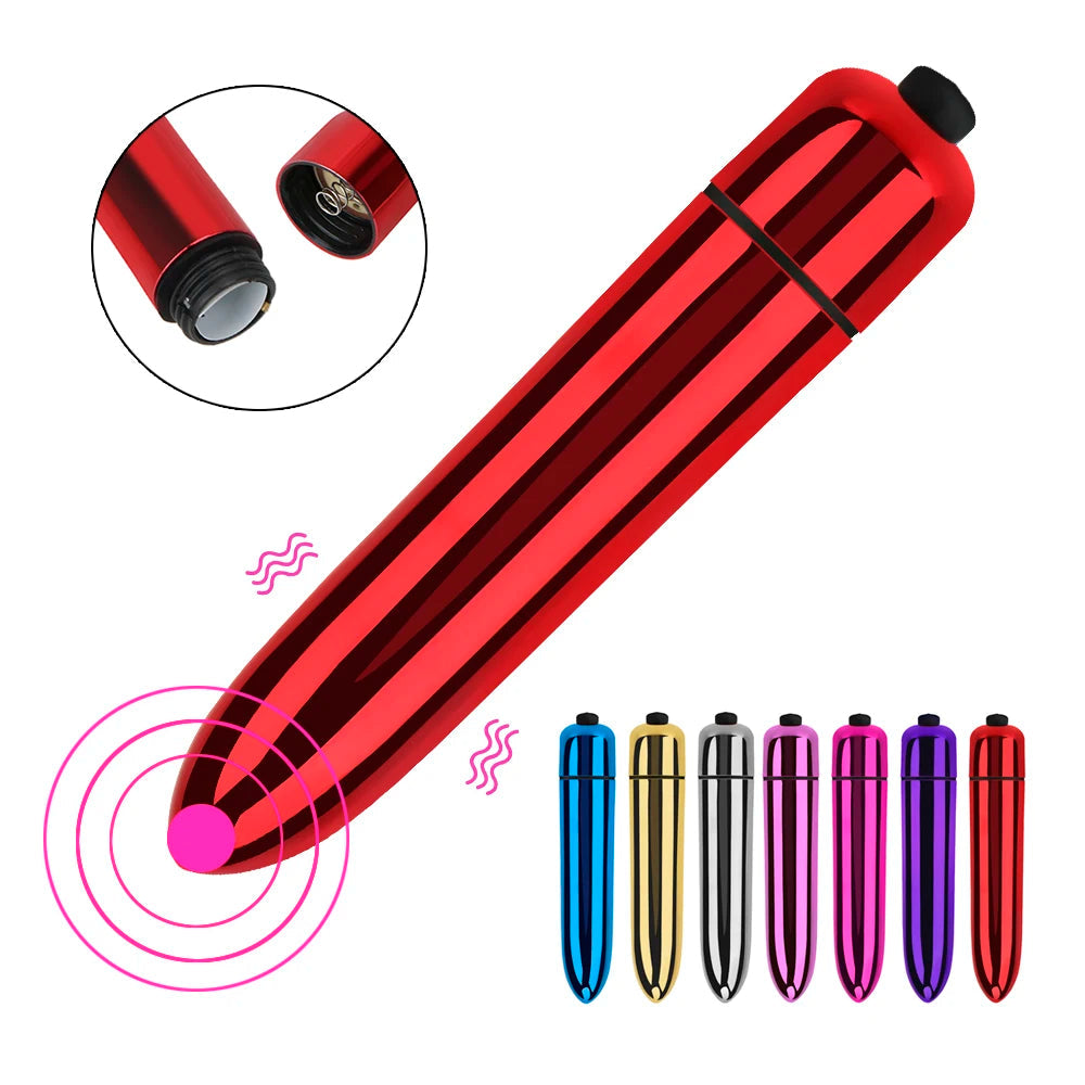 9cm Bullet Vibrators For Women Clitoris Stimulator Nipple Vaginal Anal Plug Vibrating Dildos Sex Toys Female Masturbator Erotic luvshop24