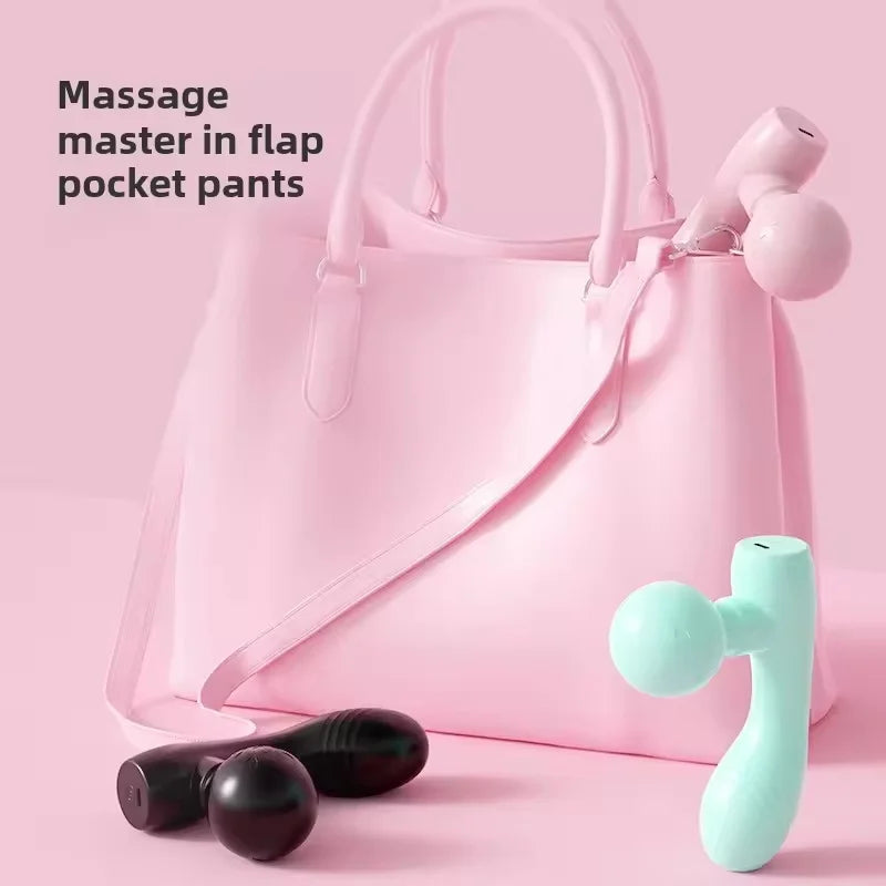 MINI Dual-Head Massager, Dual-Motor Vibration Massage Gun, Portable Charging Muscle Relaxation Massager luvshop24