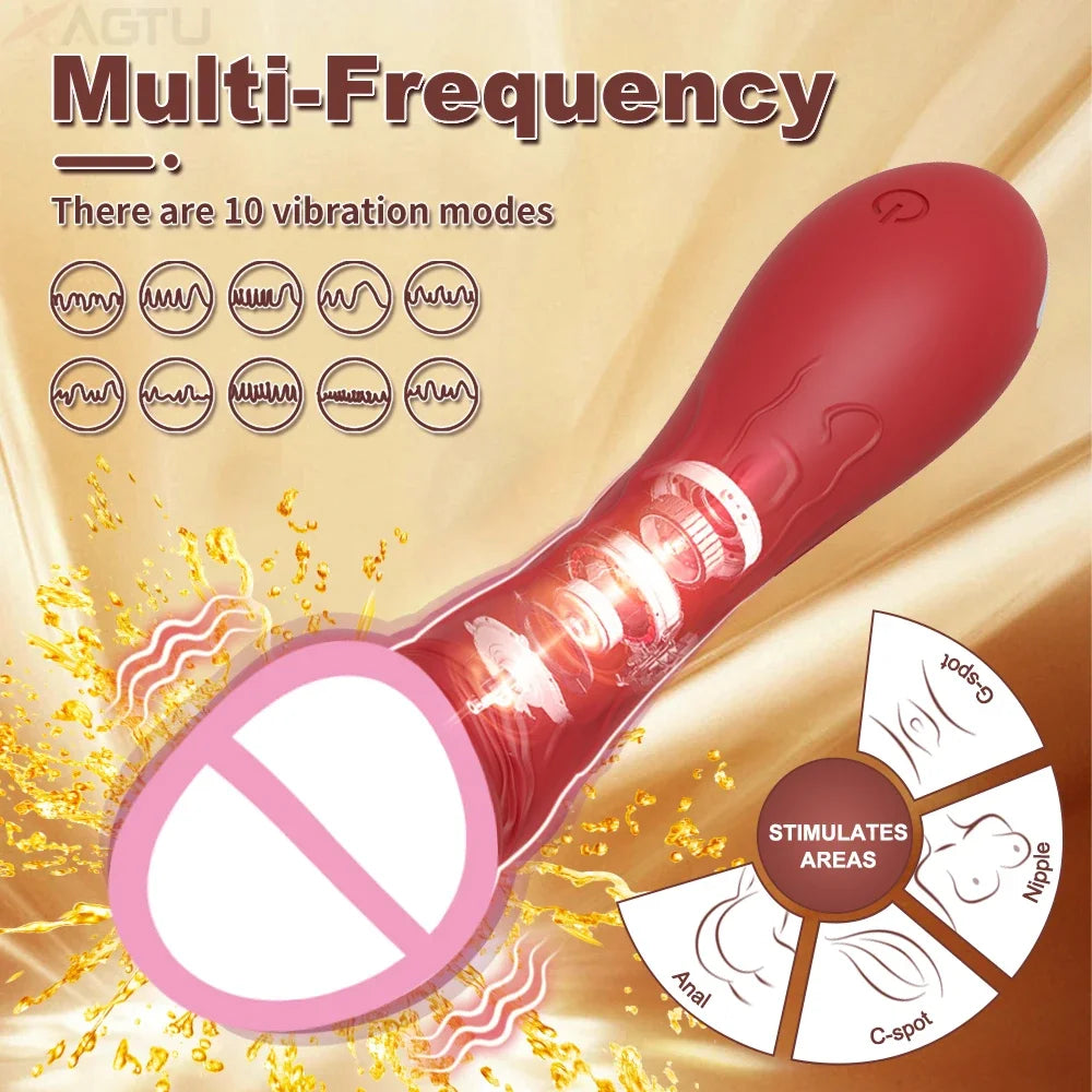 Sex Toy Vibrator for Women Clitoris Vibration Stimulator G Spot Dildo Vibrator Penetration Vagina Vibrator Adult Erotica Product luvshop24
