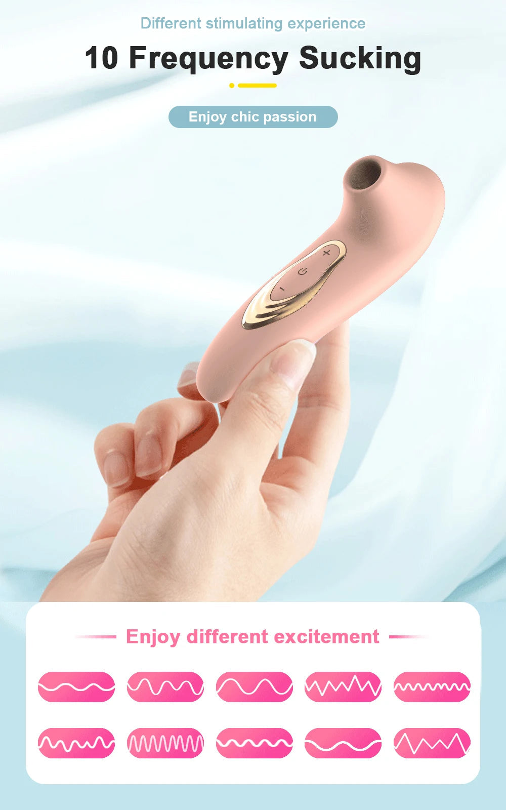 Nipple Clitoris Sucker Clit Stimulator Powerful Sucking Vibrator for Women Female Massager Vibrating Sex Toys Goods for Adult luvshop24