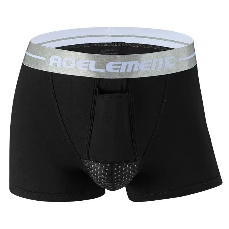 Men's Boxer Shorts Push Up Underwear Modal Underpants Male Brethable Bullet Separation Pouch Panties Cueca Plus Size L-5XL luvshop24
