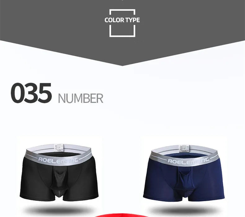 Men's Boxer Shorts Push Up Underwear Modal Underpants Male Brethable Bullet Separation Pouch Panties Cueca Plus Size L-5XL luvshop24